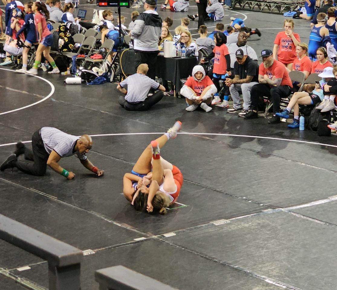 Congratulations Stella Beattie! 

Stella just finished Day 1 at Heartland Duals going 4-2 💪🏼
