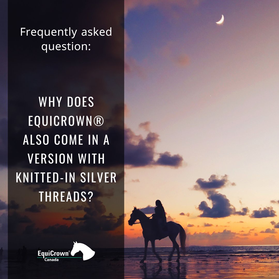 equicrowncanada's tweet photo. The silver ions in the threads help protect against bacteria such as Staphylococcus aureus (a bacterial infection).

also beneficial in the case of skin damage, horses with sensitive skin, for the prevention of lymphangitis, and for malanders.

#EquiCrownCanada #DidYouKnow #FAQ https://t.co/CYyNoX1G2I