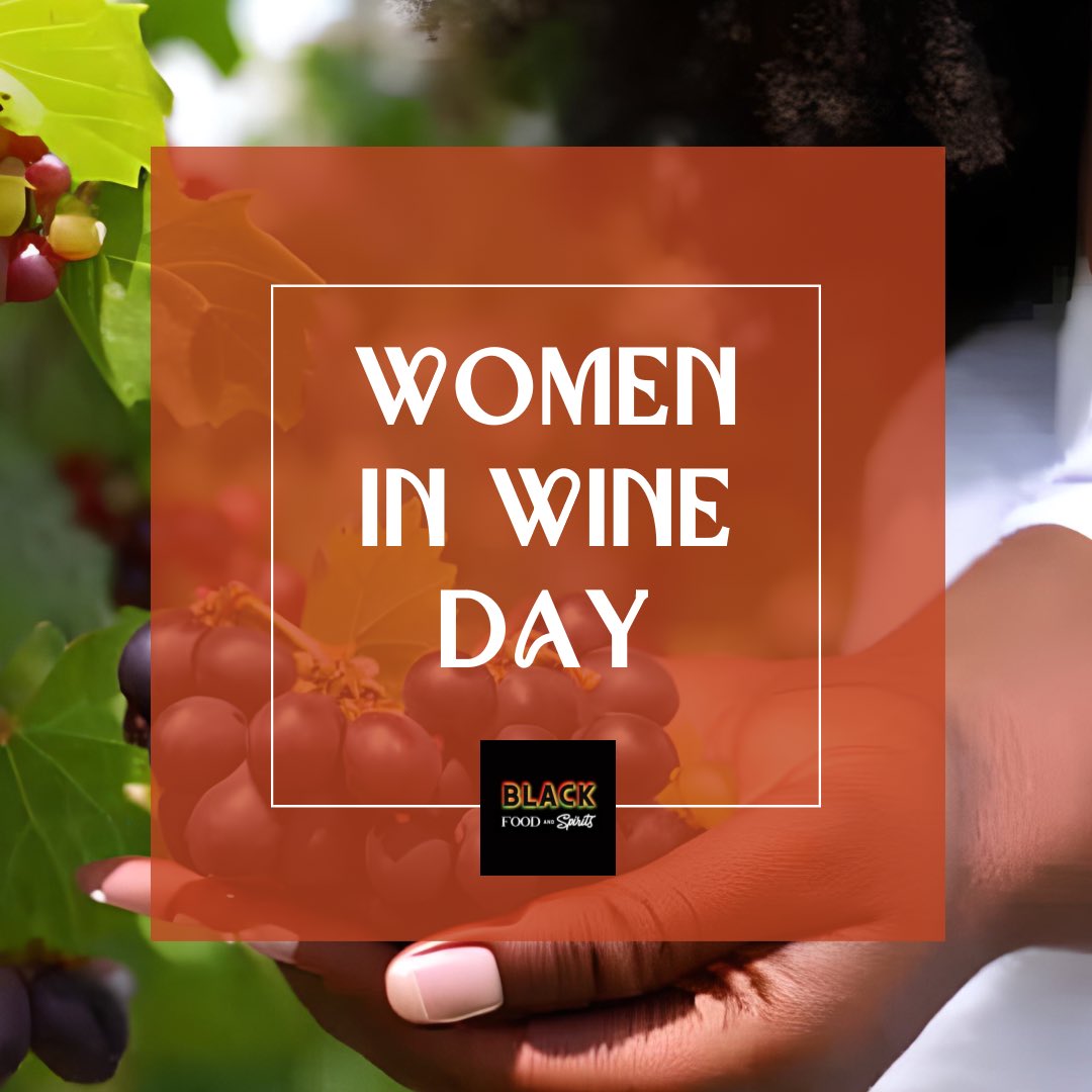 blkfoodspirits's tweet photo. It's #WomeninWineDay honoring the amazing women who make up a small part of the #wine industry. And to the tiny percentage of Black and Brown women in the industry, like @AslinaWines Ntsiki Biyela, who make magic every day, we salute you! #Cheers 🍇🍷#blackfoodandspirits https://t.co/xu1bqwqsZG