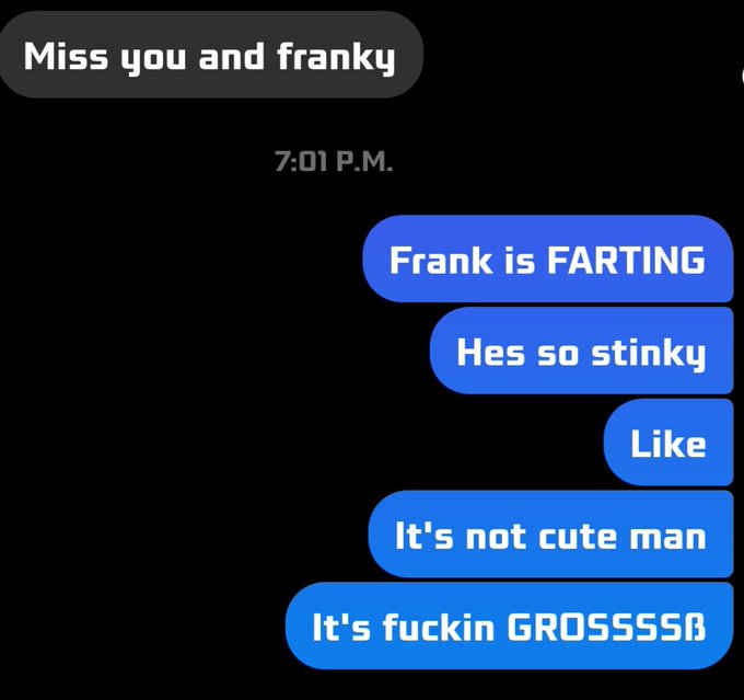 FRANK N FURTER? MORE LIKE FRANK N FARTER. https://t.co/cSn9fhspSH<a href="/tag/newprofilepic"class="tags"><span>#newprofilepic</span></a>