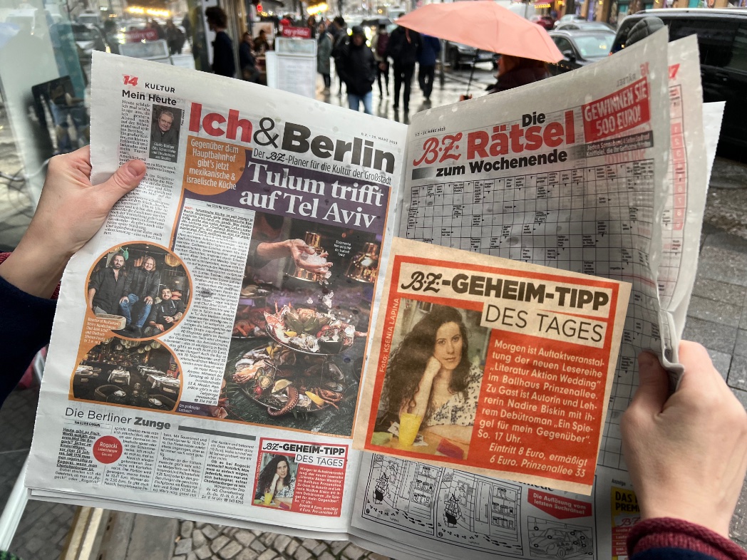 writing_climate's tweet photo. #ccnetworkberlin #literaturaktionwedding #nadirebiskin
Gestern auf dem Boulevard, Wedding Müllerstrasse
Tolles Foto, toller Tip. #BallhausPrinzenallee
Herzlich willkommen um 17 Uhr!
@tochtersatire @Theater28_Tr @rbbabendschau https://t.co/EpYSyjfAWk
