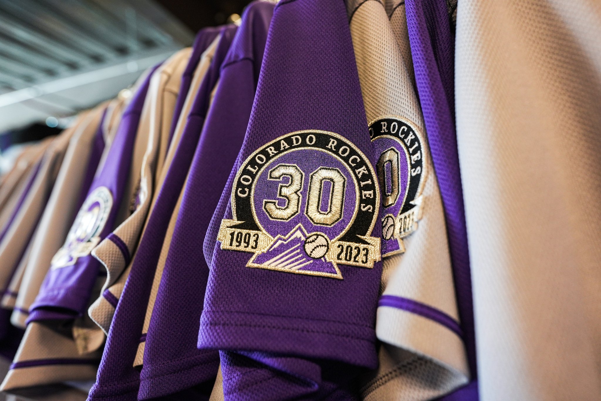 30 years of Colorado Rockies jerseys