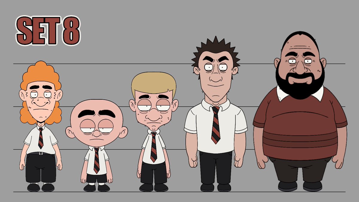 beansalami's tweet photo. Character lineup for a project i’m working on! 👌 https://t.co/sYj6Ygtg2Y
