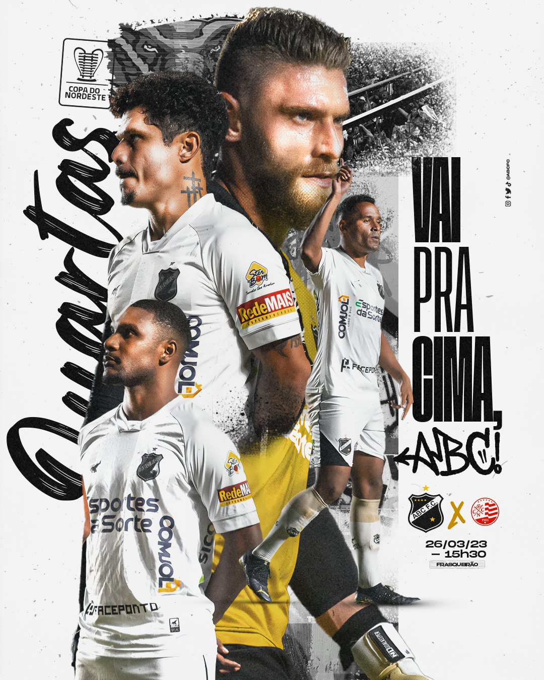 ABC Futebol Clube on X: ⚫⚪ AGORA É FINAL! O Mais Querido