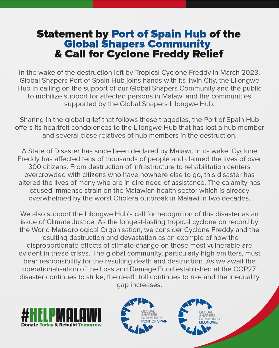 Global Shapers T&T tweet media