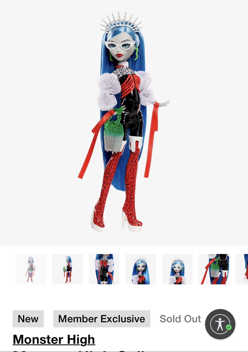 anelimonster's tweet photo. Hello normies,
I just noticed that Ghoulia is now sold out! I hope everyone who wanted the doll could get her! 🧟‍♀️💙🪦

#monsterhigh #MonsterHigh #monsterhighalumni #dolltwt #monsterhighcollection #monsterhighfan #monsterhighlover #monsterhighdoll #ghoulia #ghouluxeghoulia #fan https://t.co/6b6WG2aYu4