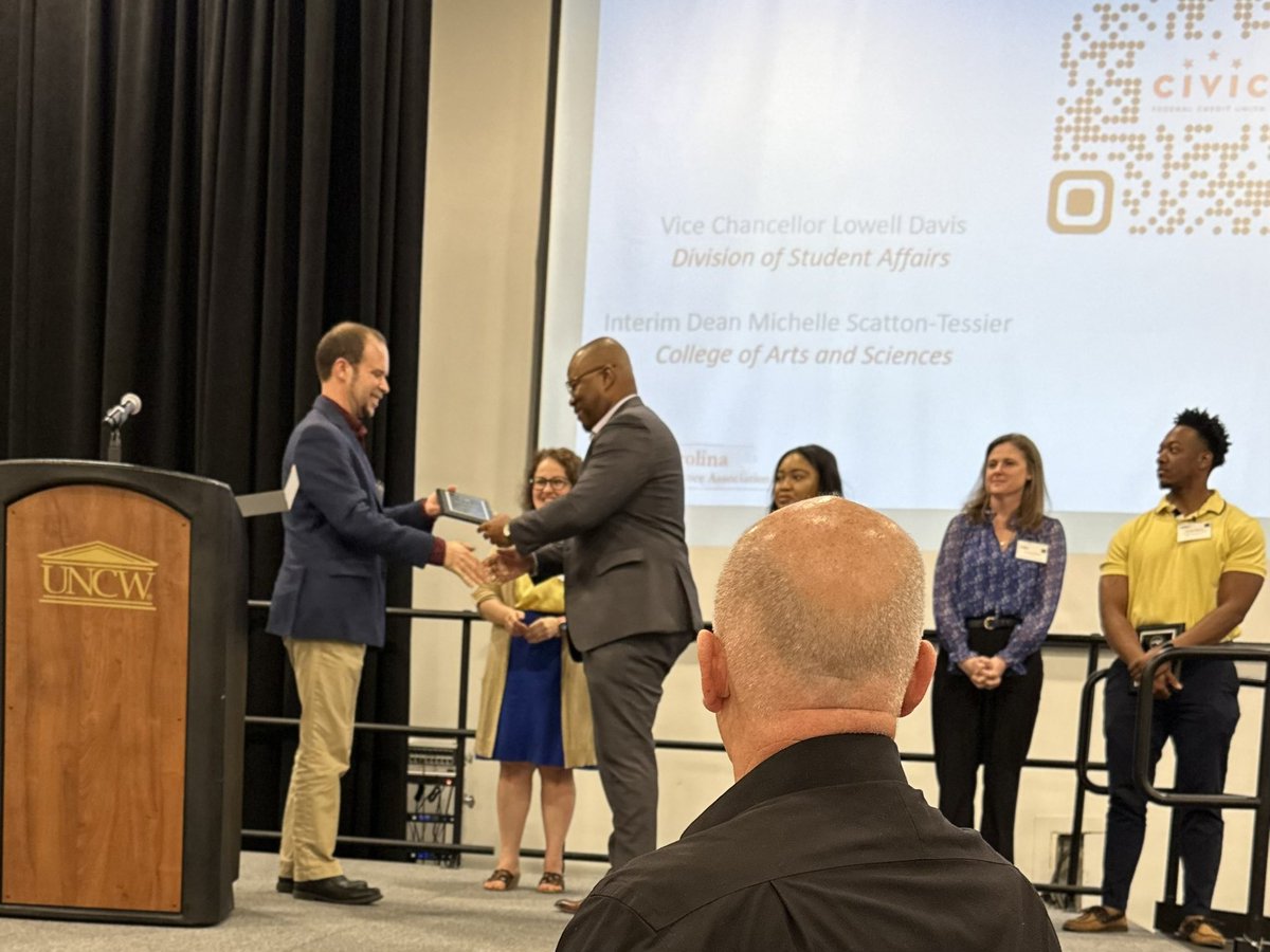 MPA Director <a href="/CJPaulPhD/">Christopher Paul</a> had the honor of presenting the annual awards for the North Carolina Public Administration Alliance <a href="/UNCWMPA/">UNCW MPA Program</a> . The NC Political Science Association/NCPAA Conference keynote was by <a href="/naspaa/">NASPAA</a>  ED Dr. Angel Wright-Lanier. Join us next year at WCU!