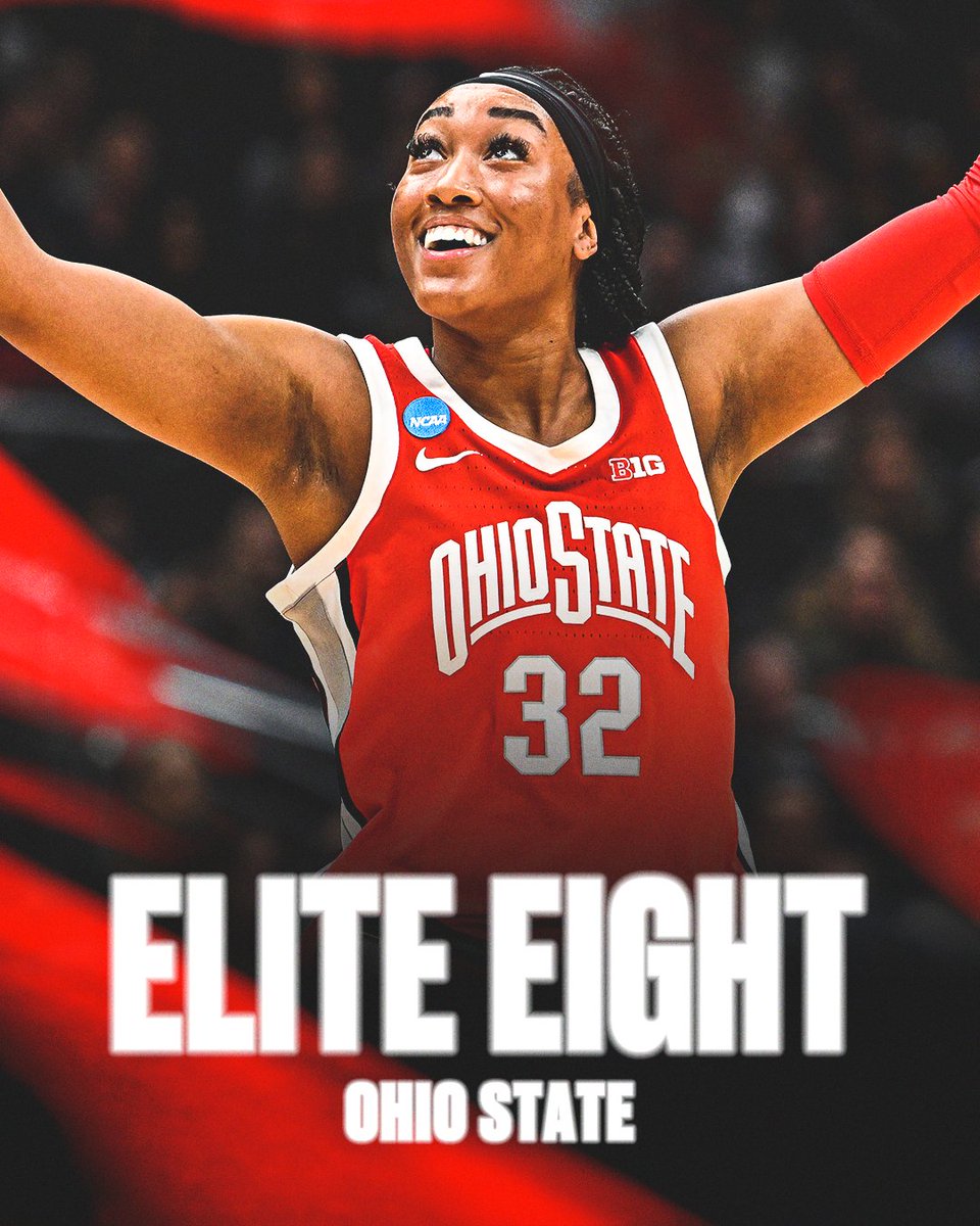 DOWN GOES UCONN‼️ 

<a href="/OhioStateWBB/">Ohio State Women’s Basketball</a> is heading to the Elite Eight for the first time in 30 years 👏