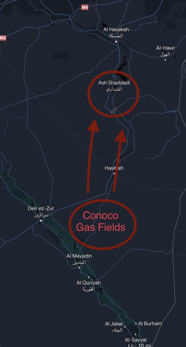 OSINTdefender on Twitter: "Location of Conoco Gas Fields in relation to