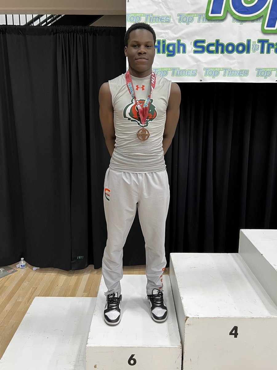 119East's tweet photo. So proud of Ehi Ogbomo who jumped 13.37m (43’ 10.5”) and took 6th in only his 2nd meet triple jumping this year. Can’t wait to see where he’s at in May! Great job, Ehi! https://t.co/yof0pMNCJA