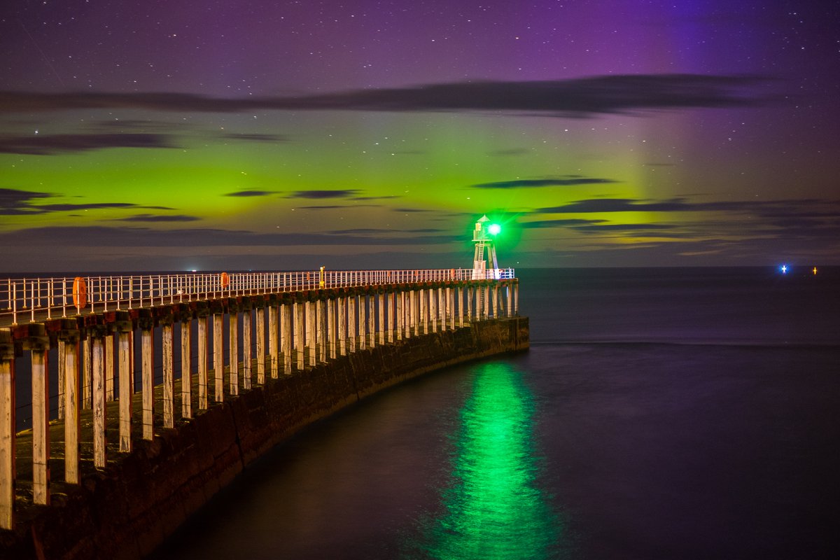 Northern Lights at Whitby West Pier

#astronomy #northernlights #aurora #yorkshire