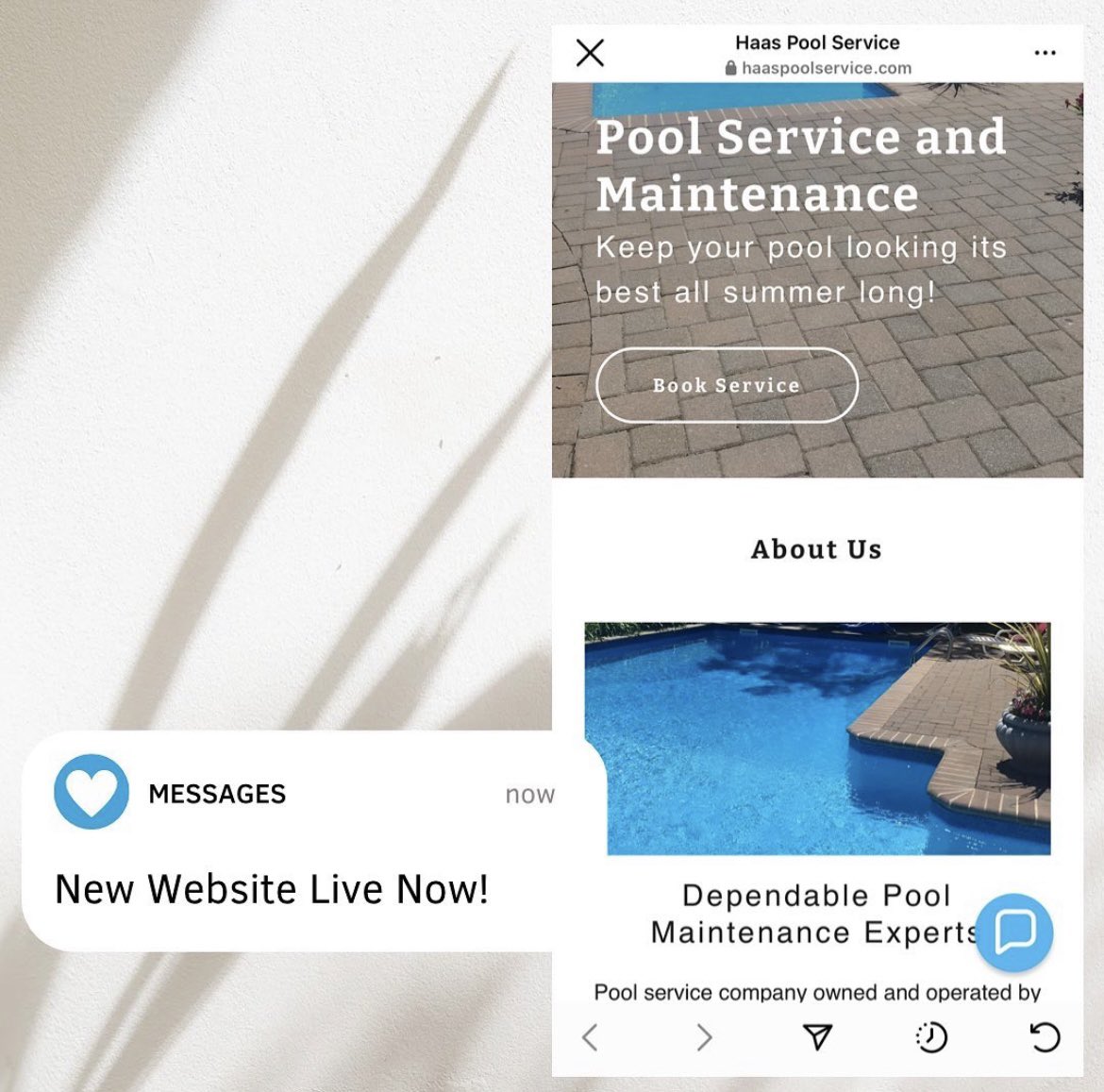 Our website is live right now!! Check out the link in our bio! #lipools #poolmainenance #poolrepair #liners #haaspoolservice #affordable #poolservice
