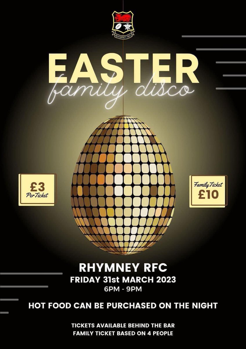 Join us this Friday for 3 hours of family fun. We have party dancing with entertainers, fun and games with prizes and hot food available during the evening . Collect your tickets from the club or call/message 07585508119 #Easterfamilyparty 🔴⚫️
