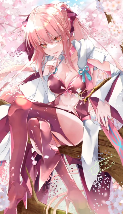 桜モルガン2023 #Fate/GrandOrder #モルガン(Fate)  