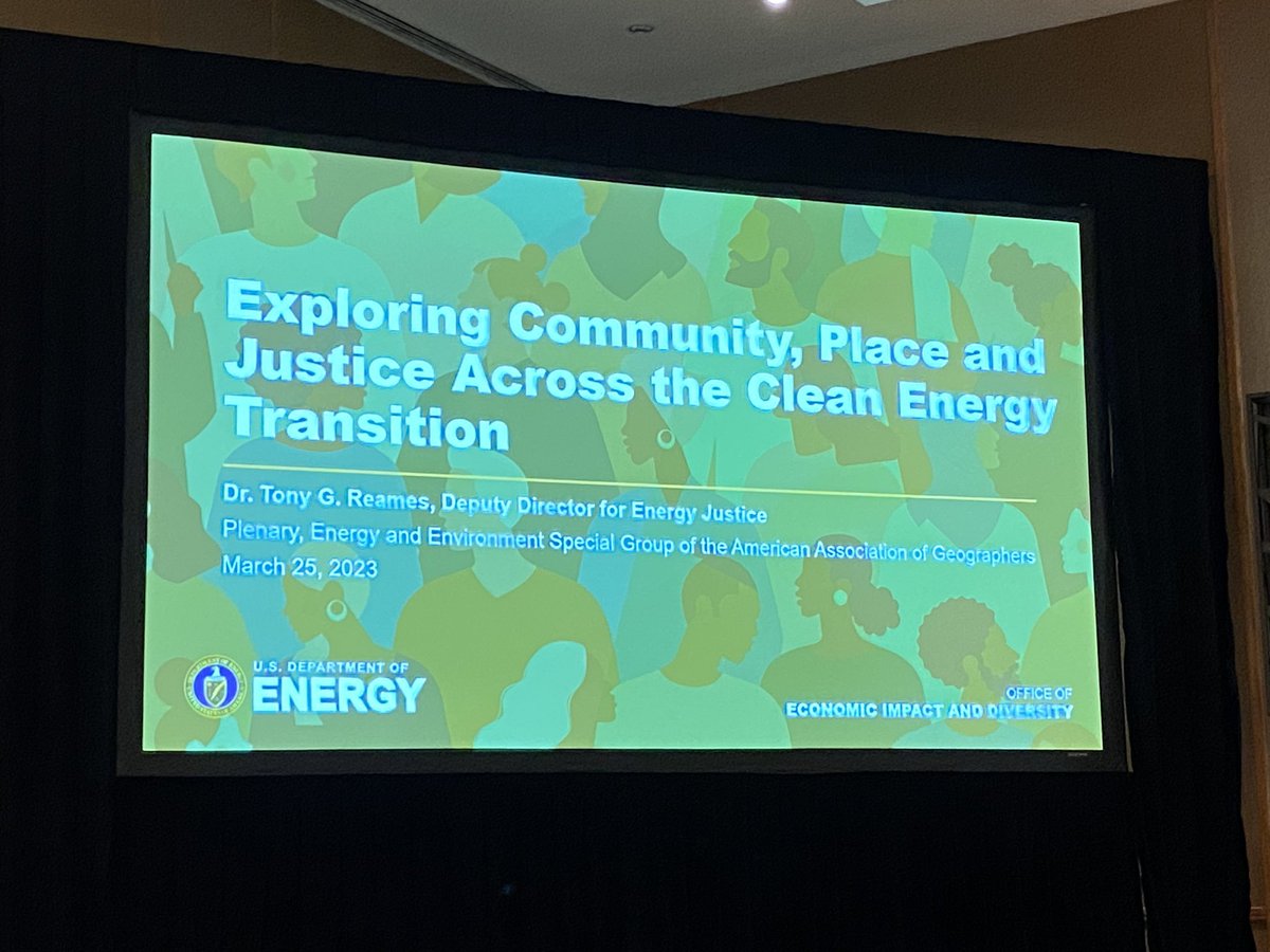 So looking forward to @tgreames plenary lecture! #AAG2023 keeps getting better and better! <a href="/AAG_Energy/">AAG ENERGY SOLUTIONS LTD</a> #energyjustice