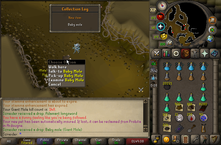 Uhhh Baby mole 148 kc