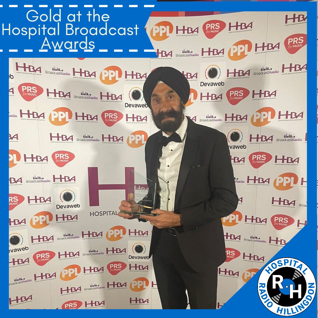 Breaking News!! Radio Hillingdon Wins GOLD at the Hospital Broadcast Awards, in the specialist music programme category for Smooth Groovers with Dr Savi! <a href="/theHBAuk/">Hospital Broadcasting Association</a> #HBA2023