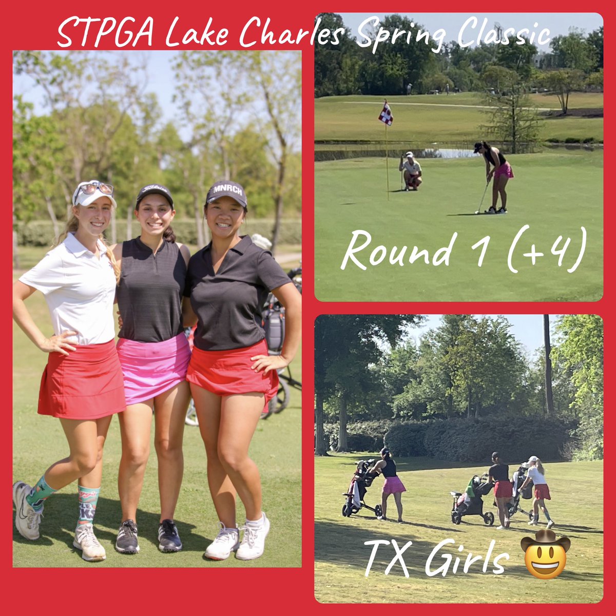 Let’s go! (+4) 75 and sitting in 5th. Round 2 tomorrow 💪🏼❤️⛳️ @STPGAJuniorGolf