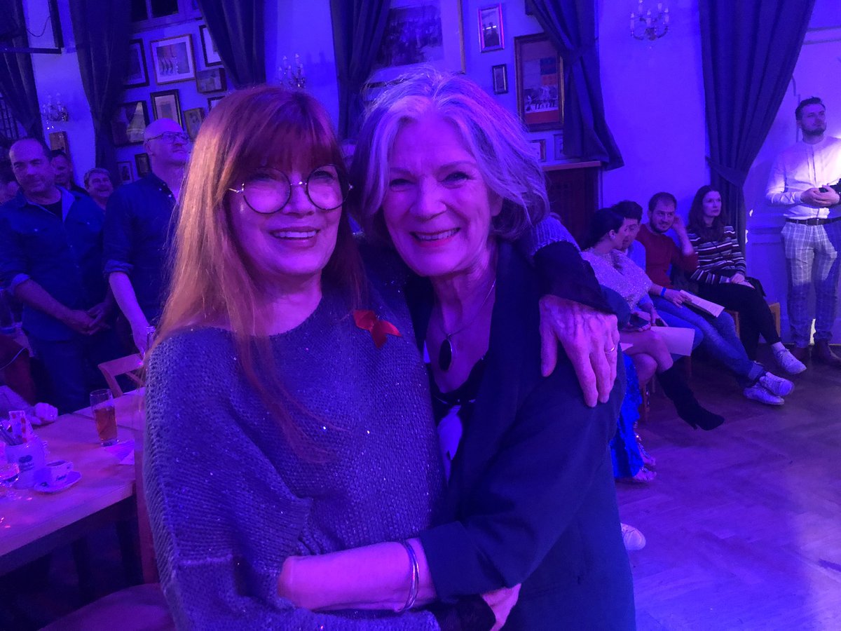 Nog steeds in München     Altijd leuk om collega’s te ontmoeten. Katja Epstein.