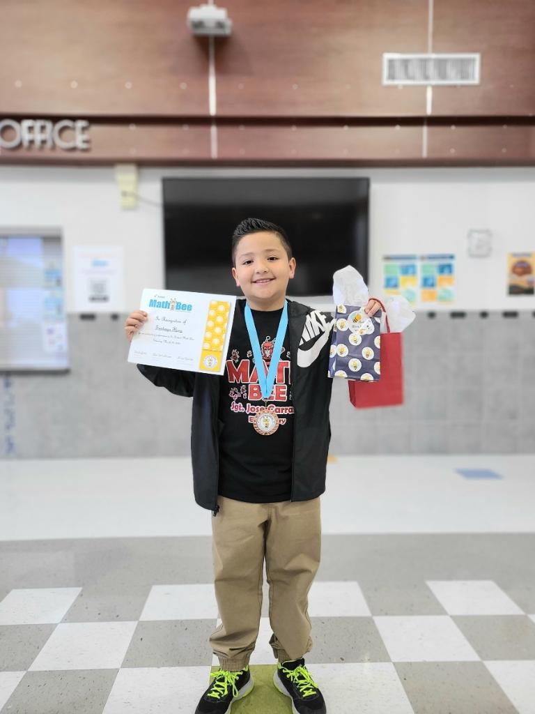 ELicon_JCE's tweet image. Today was our 6th Annual District Math 🐝 competition. Our Buffaloes did an Amazing job! I am very proud of each and every one of these Buffs that went up against 30 SISD schools. Great job representing Sgt Carrasco Elementary School! #TeamSISD #EndlessOpportunities #MathBee
