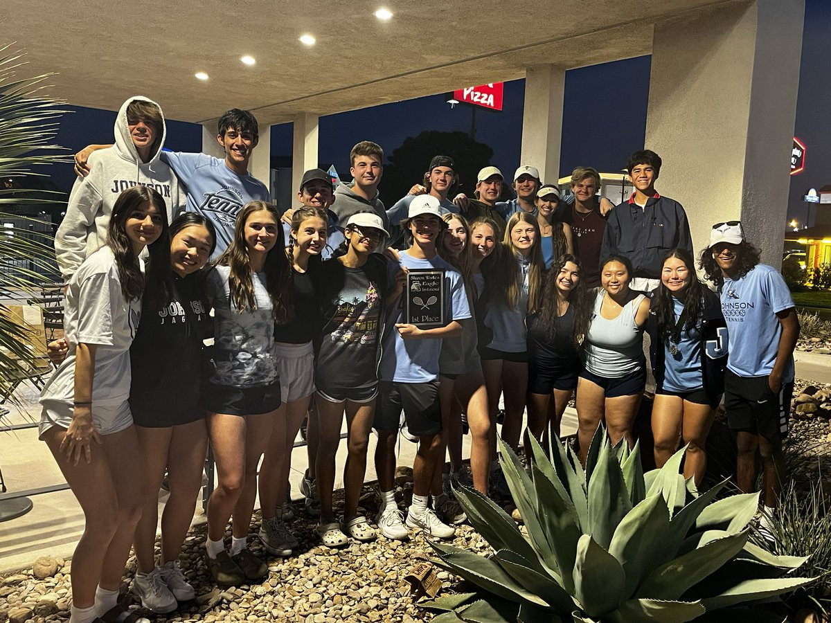 TennisCTJ's tweet photo. Varsity tennis 1st place out of 38 schools in Abilene Invitational. Go Jags! #jaguarpride https://t.co/QjKQ6N2R4F
