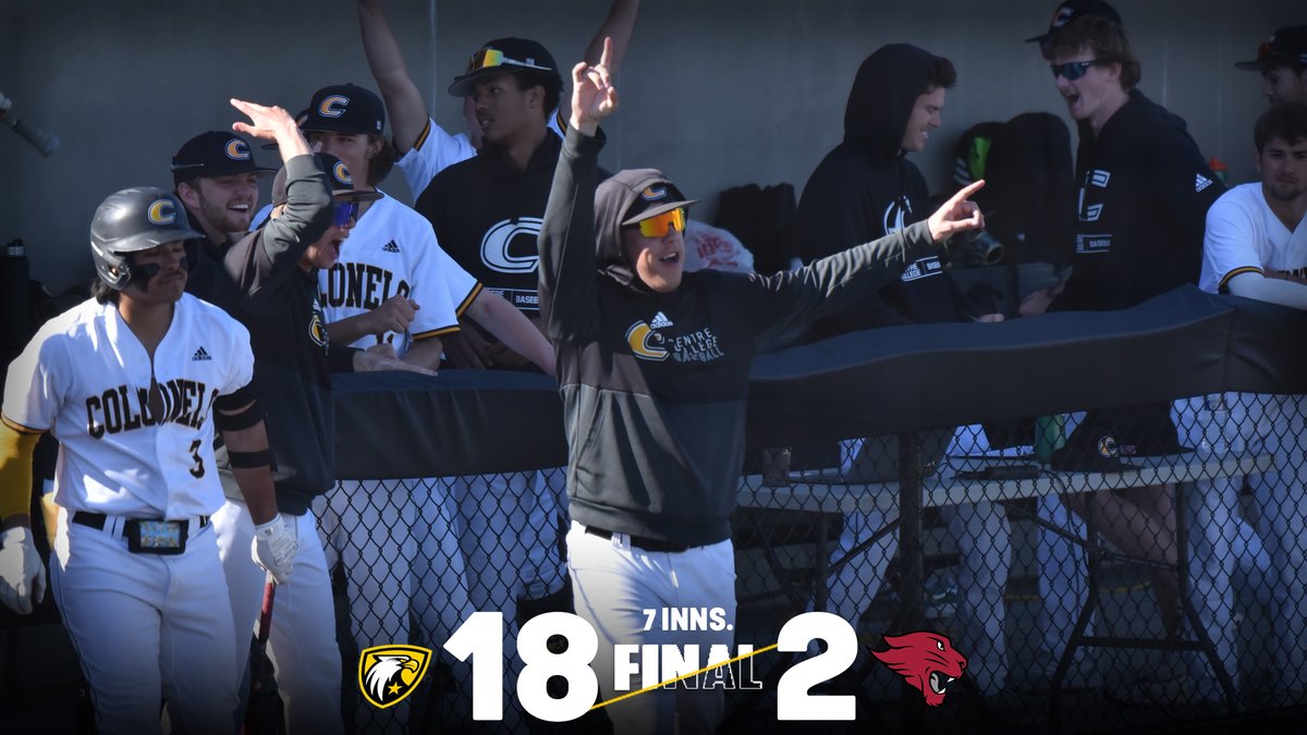 Centre Colonels (@centreathletics) on Twitter photo ⚾️ | <a href="/CentreBaseball/">Centre Baseball</a> totaled 3️⃣2️⃣ runs in the double-header against Concordia Chicago today. 😨 #RollKerns
centrecolonels.com/news/2023/3/25… ⚾️ | <a href="/CentreBaseball/">Centre Baseball</a> totaled 3️⃣2️⃣ runs in the double-header against Concordia Chicago today. 😨 #RollKerns
centrecolonels.com/news/2023/3/25…
