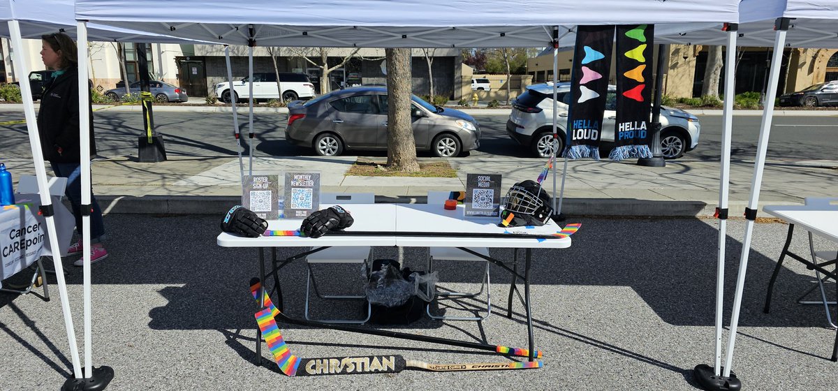 SJPrideHC's tweet photo. Thank you everyone for an amazing first introduction in the community!

We're excited to start playing! 

A gigantic shout-out to:
@PrideSV | @IHCSanJose | @BillyDeFrank | @ElCaminoHealth | SCC Behavioral Health | @PrideTape https://t.co/frbjJfIJ4G