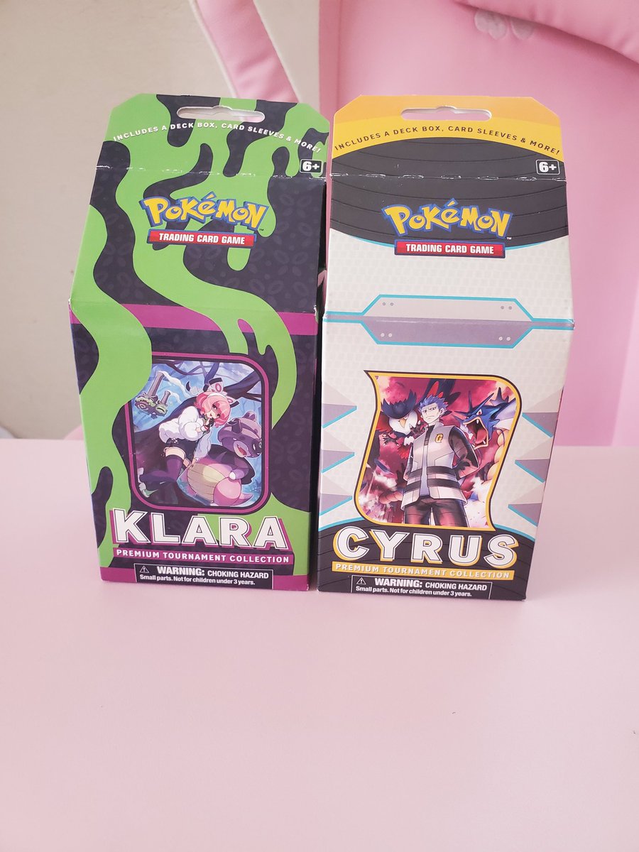 Kemono_Luci's tweet photo. Today's haul #Klara #Cyrus #PremiumTournamentCollection #PokemonTCG https://t.co/hMOUWul1Go