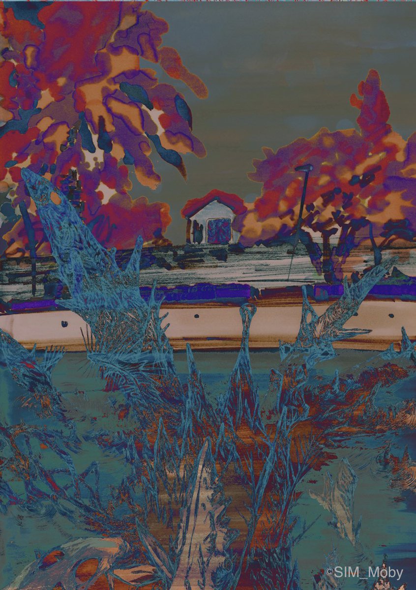 gallery_sou758's tweet photo. SIM_Moby個展「SIM_Scenery :煉獄の風景」は、最終日を迎えました。
昨日は終日、SIMさんとご来廊者様との和やかな談笑が続きました。本日も在廊、17時までご覧いただけます。
画像は、作品「010 SIM_Scenery 家庭の煉獄」Edition 12/30 420 ×594㎜ キャンバスペーパー
#sim_moby
#ギャラリ想 https://t.co/5r8rTkw0uK