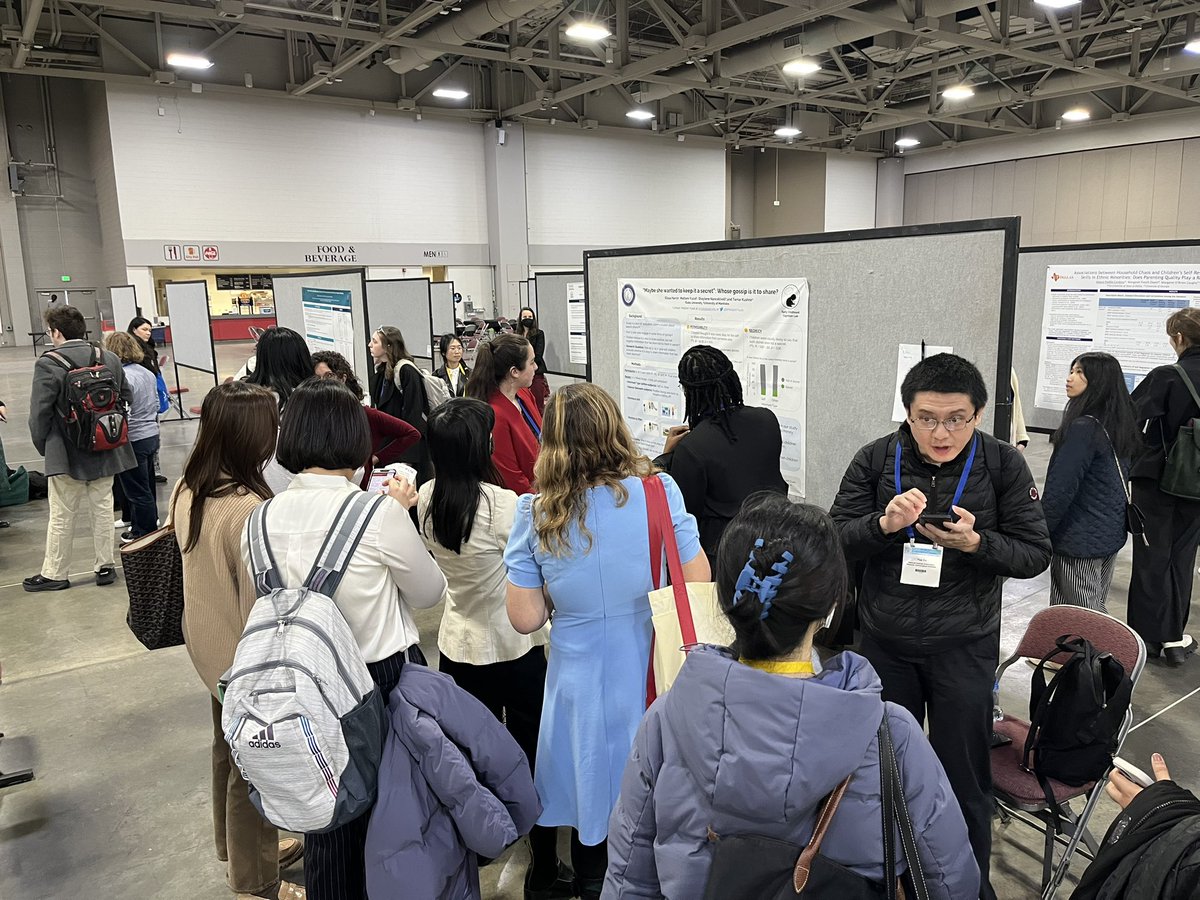 DrMeltemYucel's tweet image. Elissa (senior undergrad @DukeU) and Justin’s (postbac) posters were a huge success! This might be my proudest moment 🤩🥳

#SRCD23 @SRCDtweets @TamarKushnir