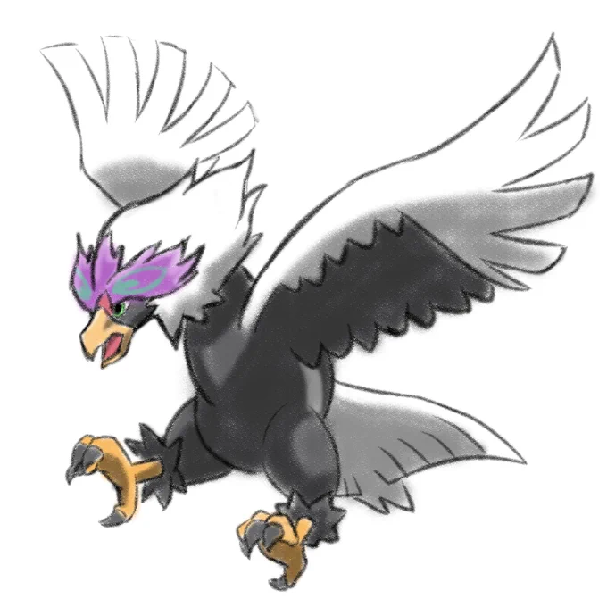 ポケモン並走お絵描き④#しゅえったいむ 