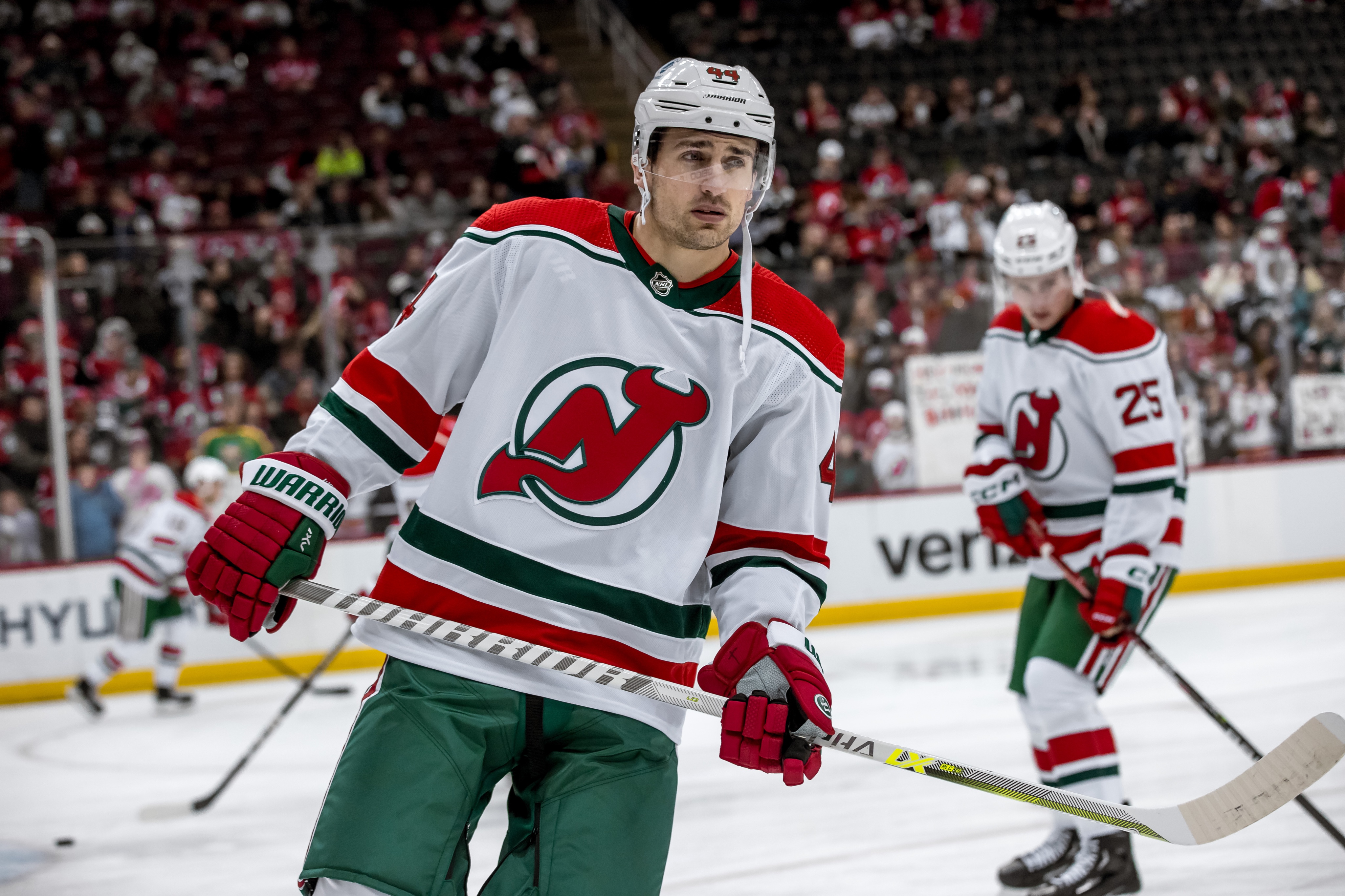 New Jersey Devils on X: Looking mean in green. 📺: MSGSN