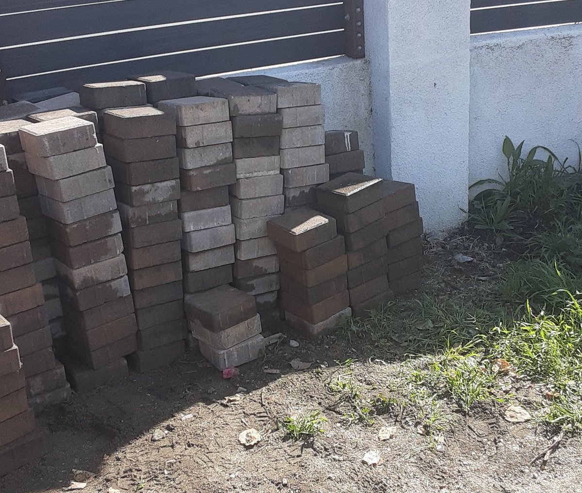 My family has been very busy with the house sister bricks doing picking up the bricks allowing picking up a load to the truck from a different house