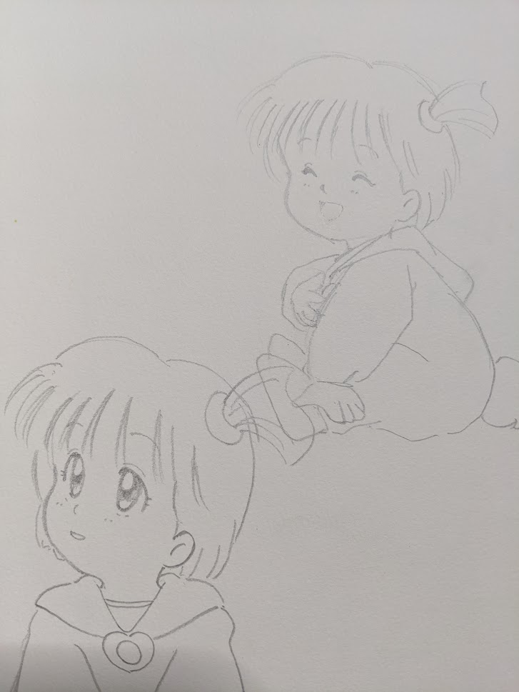 #みなさん30年前の今頃はどんな絵描いてましたか
ママ4! 