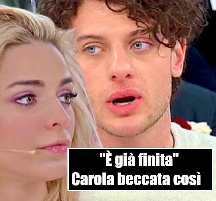 annapiera's tweet photo. “È già finita”. #UominieDonne, a poche settimane dalla scelta Carola beccata così: #FedericoNicotera non commenta (FOTO) ⤵️⤵️ https://t.co/DdOKExM9EL https://t.co/OsebsL9SKx