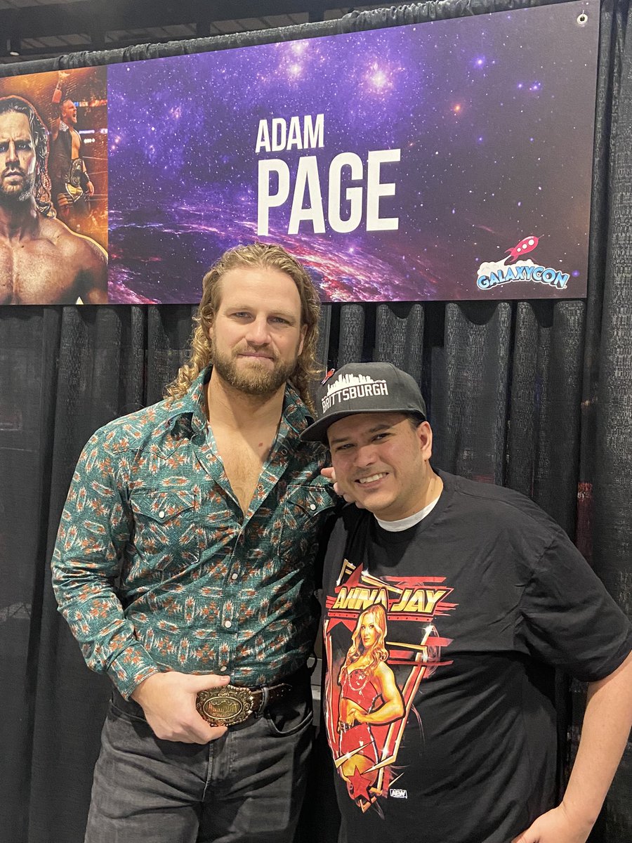 crains1227's tweet image. Got to see my favorites today! @annajay___ @RealBrittBaker @wrestlingleva #DMD #QueenSlayer #Hangman #leva #AEW