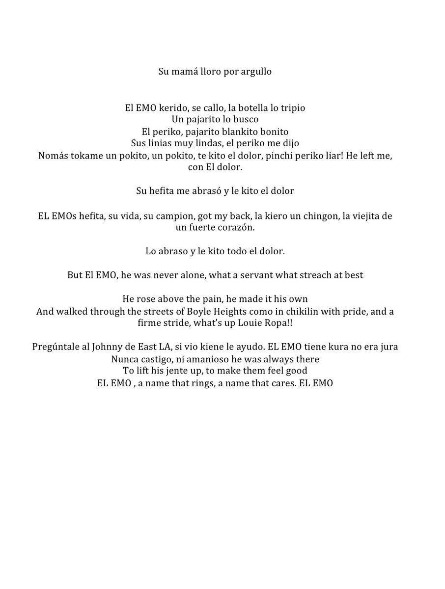 DreamWeaver613's tweet photo. EL EMO - Louie Ropa #vss365 #struggling #Survivor #Chicano #communitypoem #boyleheights #paletero #LosAngeles https://t.co/7TXE7fUtnB