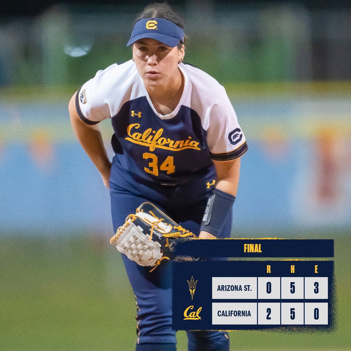 𝗦𝗲𝗿𝗶𝗲𝘀-𝗖𝗹𝗶𝗻𝗰𝗵𝗶𝗻𝗴 𝗗𝗨𝗕. 🤟

Cal takes down ASU, 2-0, behind a complete game shutout from Annabel Teperson. 

#GoBears
