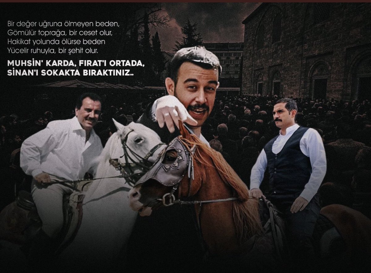 Muhsin'i karda, Fırat'ı ortada, Sinan'ı sokakta bıraktınız!

Cennet kokulu yiğitleri rahmetle anıyorum.

Katilleri ramazan bitmeden cehennemlerine kavuşsunlar, Amin!

#cumartesi
#MuhsinYazıcıoğlu
#SinanATESicinAdalet