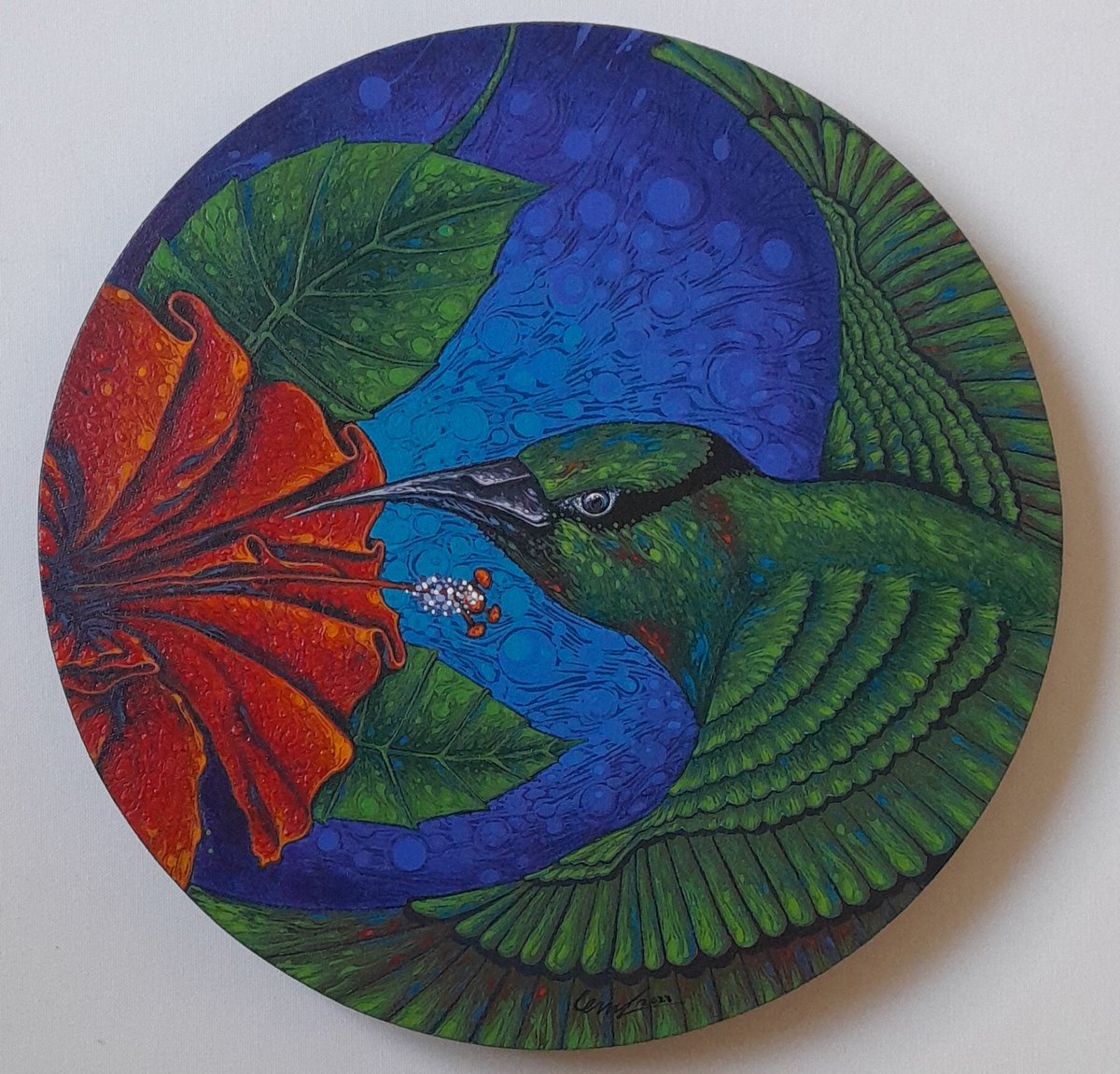 ValdesOnel's tweet photo. Title: Encounter. Technique: Acrylic on canvas. I really enjoyed making this work, because it made me reflect on the beauty of nature and the miracle of everything happening spontaneously. "The Lyricism of Creation"
#nftcollector #nftart #NFTartwork #NFTartist #NFTCommuntiy https://t.co/pkUPkoMl9E