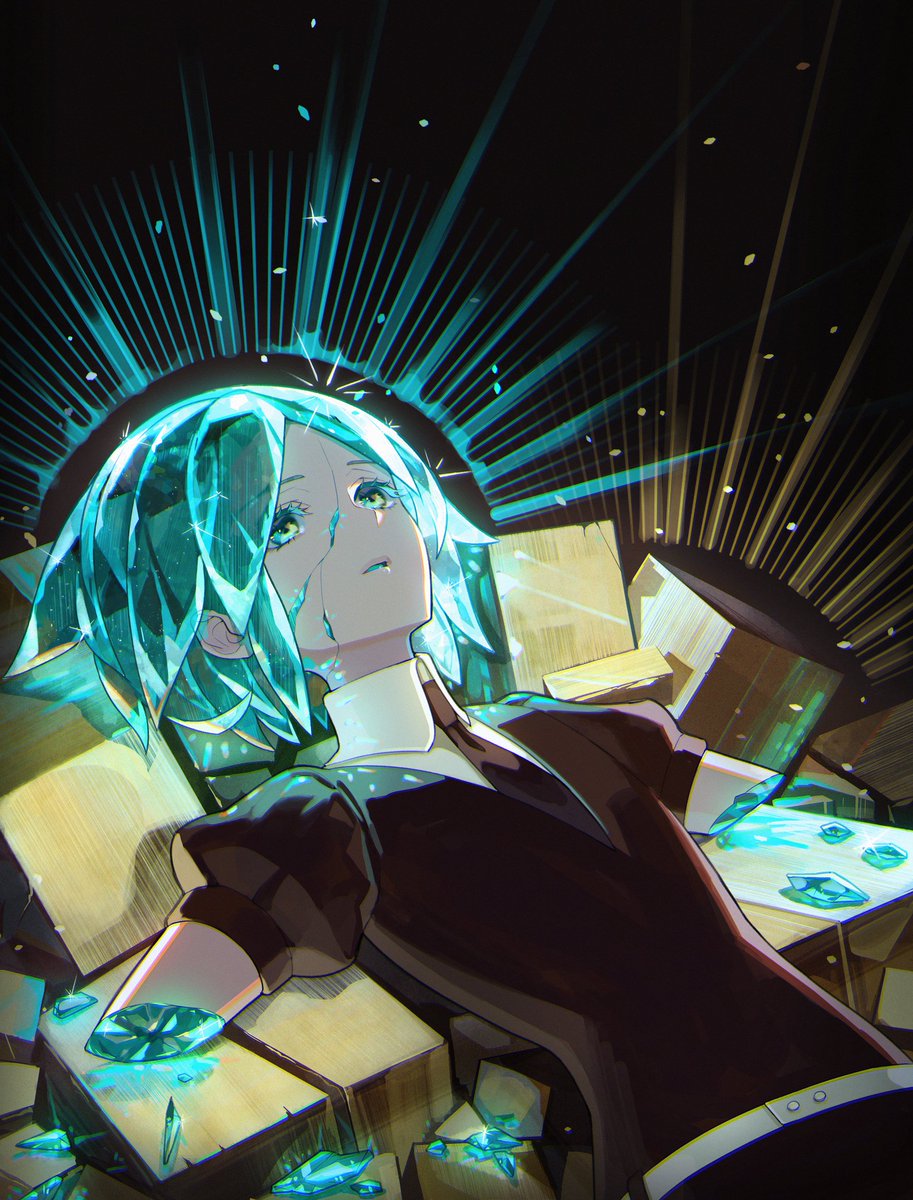 アンジュ・カトリーナ(にじさんじ) 「#三億アカウントの中から私を発掘してください キラキラした絵が好きです!よろしく」|おーぶりーのイラスト