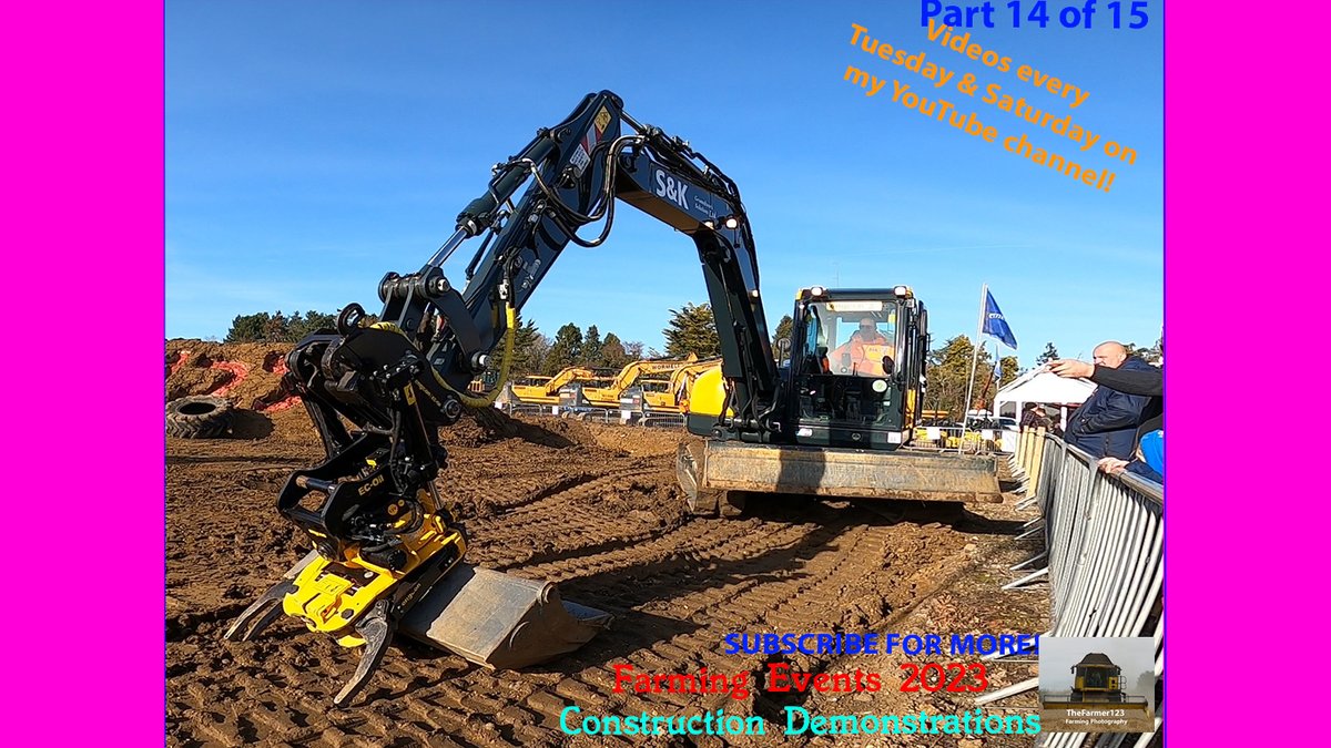 TheFarmer123YT's tweet image. Farming Events 2023 - Doe Show 2023: Construction Demonstrations. Part 14 of 15. Video live on my channel - Check it out youtu.be/ZJCalo_FMOo Thanks 👍😀 @ErnestDoeSons #Construction #Diggers #DoeShow #Farming #FarmingPhotography #Agriculture