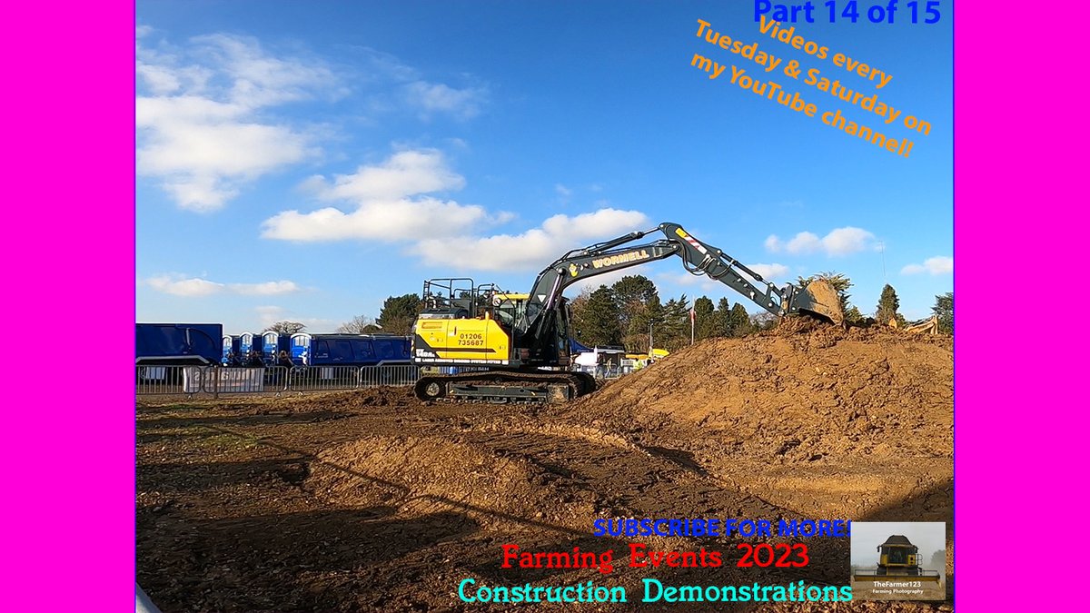 TheFarmer123YT's tweet image. Farming Events 2023 - Doe Show 2023: Construction Demonstrations. Part 14 of 15. Video live on my channel - Check it out youtu.be/ZJCalo_FMOo Thanks 👍😀 @ErnestDoeSons #Construction #Diggers #DoeShow #Farming #FarmingPhotography #Agriculture