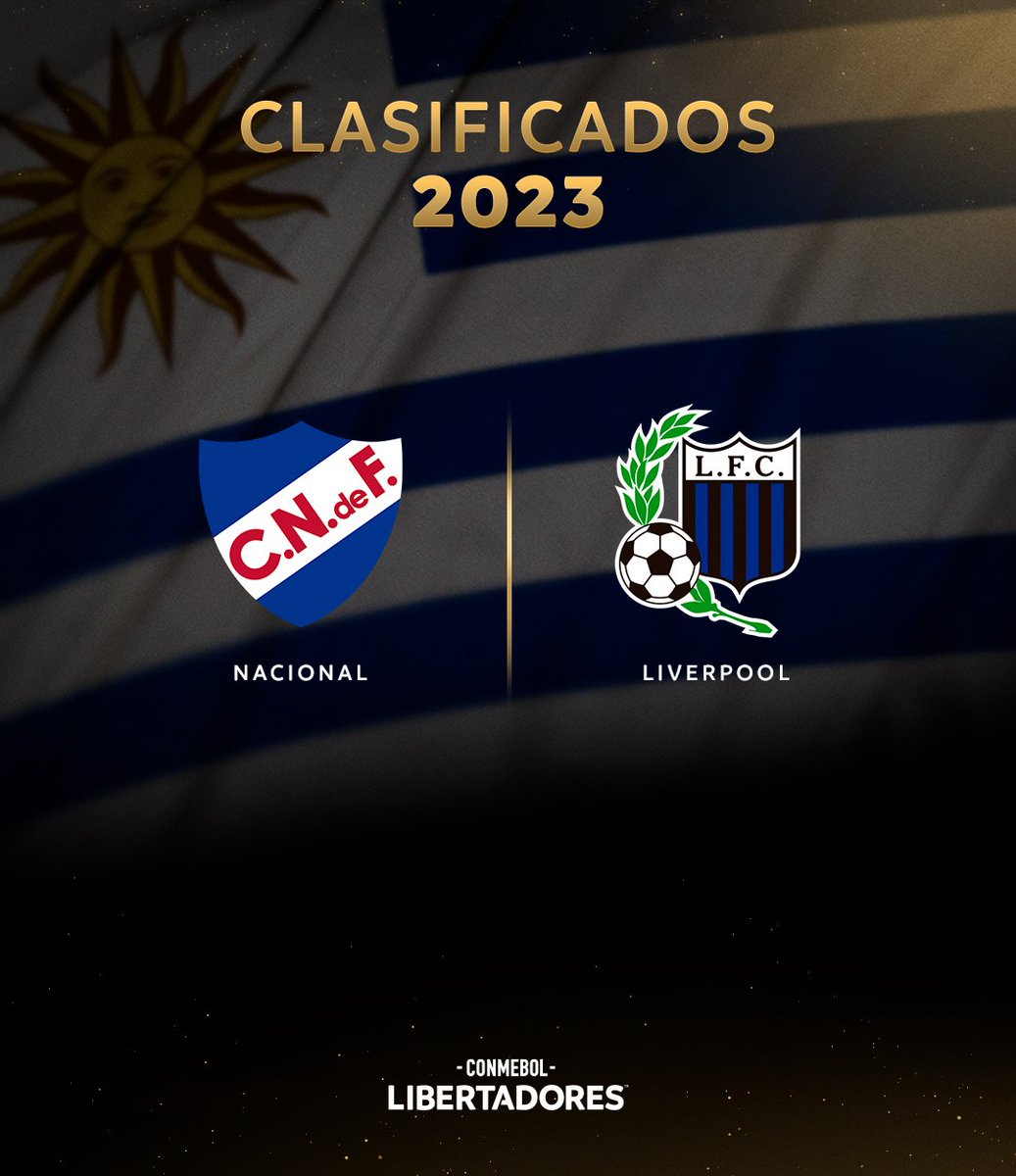 🇺🇾🏆 ¡Los 2⃣ equipos de Uruguay que jugarán la Fase de Grupos de la CONMEBOL #Libertadores! 🤟

🔵⚪️🔴 <a href="/Nacional/">Nacional</a> 
🔵⚫️ <a href="/LiverpoolFC1915/">Liverpool Fútbol Club</a> 

🤔 ¿Quién llegará más lejos?

#GloriaEterna #Nacional #Liverpool