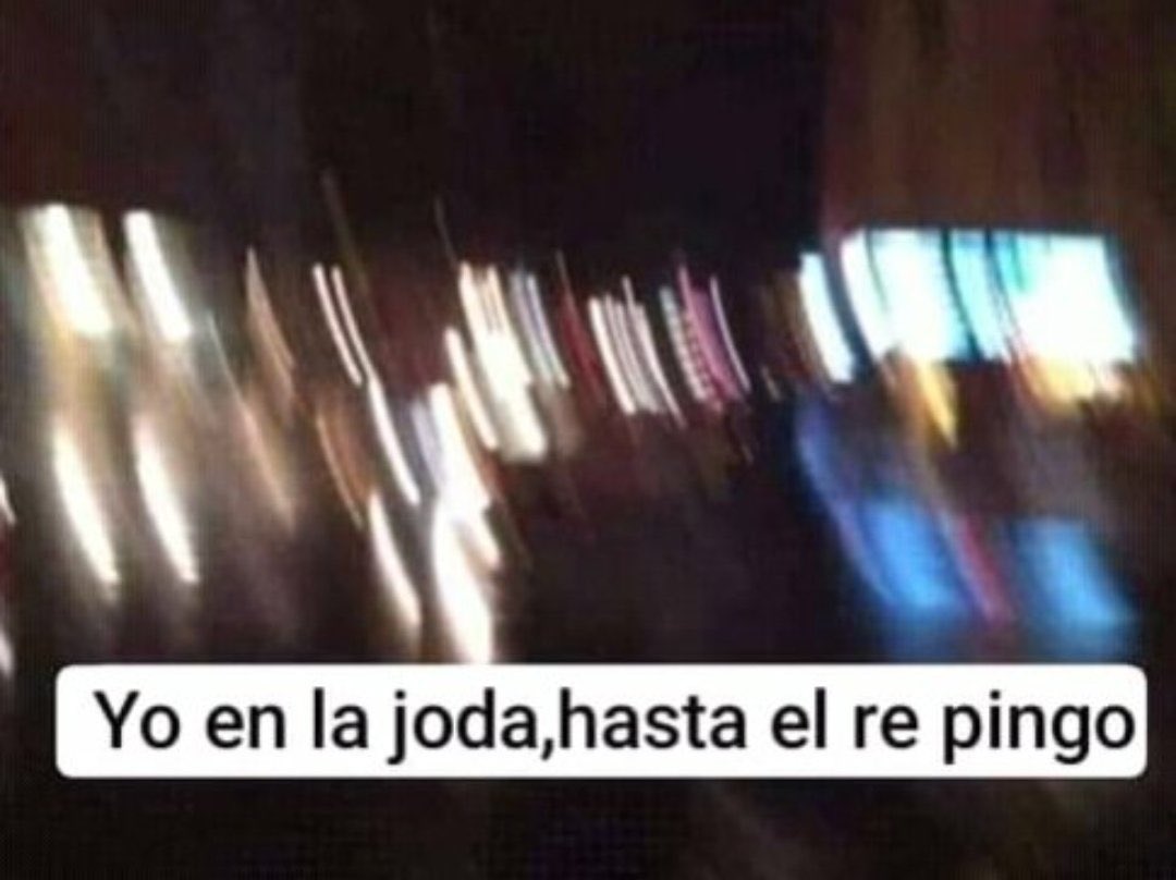 "te vi en la joda y no me saludaste"