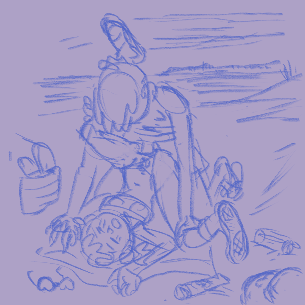 beespaceprogram's tweet photo. so I drew up a bunch of concepts for another pic of these two in a horny fervor the other night, and I'm not sure what to work on first! I'll probably finish most of them but mby not all, so if you have a fav, pls vote (poll in thread)! https://t.co/4ZtDCxk2KJ