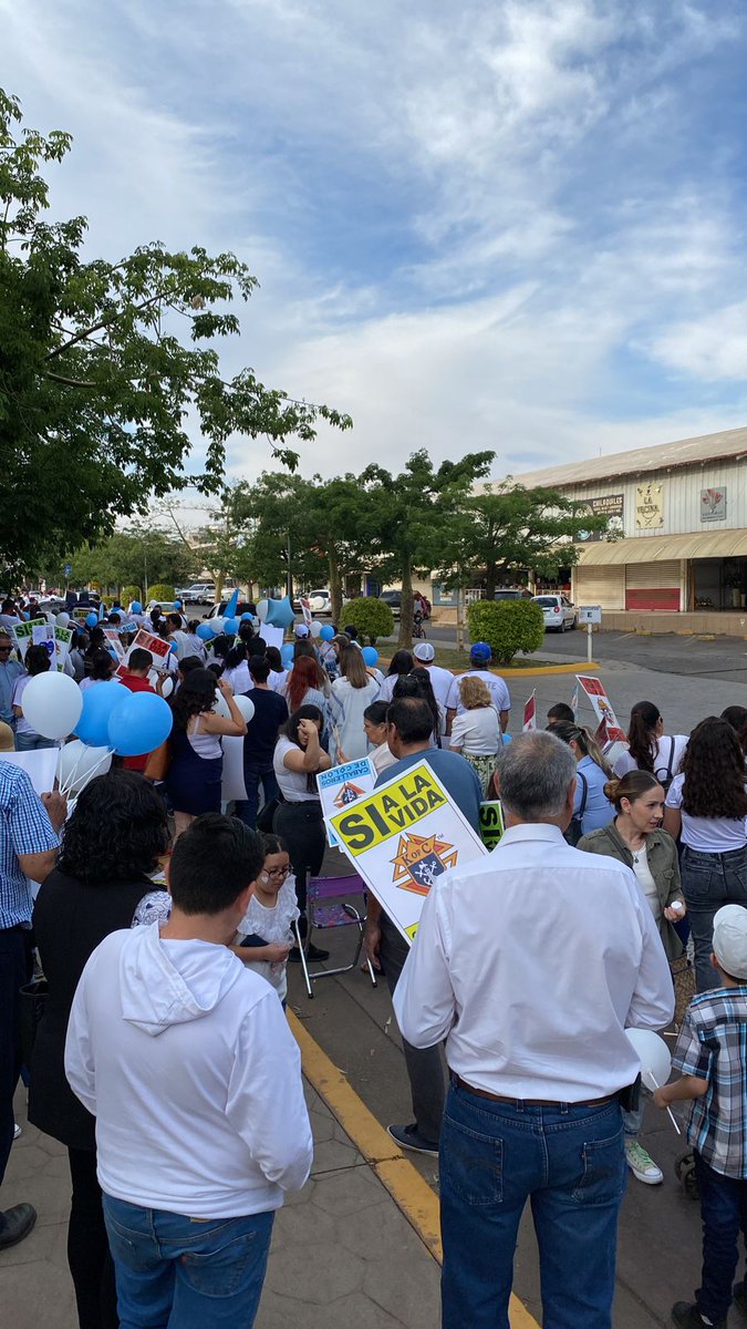 Tepaporlasdosv1's tweet photo. Ya comenzamos a marchar rumbo a la Plaza Morelos en Tepatitlán, Jalisco. 
Siempre unidos por la Vida 💙🤰🏽
#DíaMundialDelNiñoPorNacer https://t.co/9PysgQfiQc