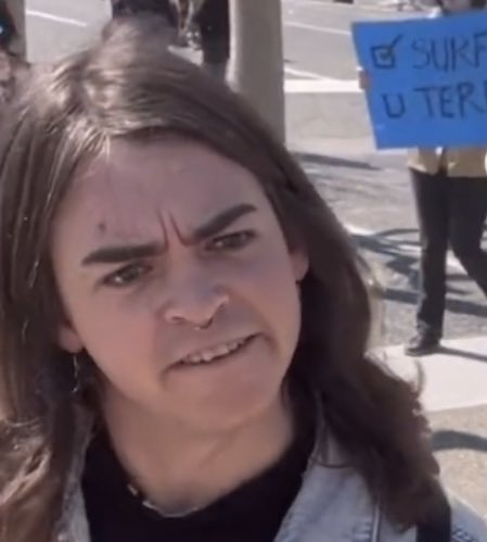 Oli London on Twitter: "The Sheer HATRED in this Trans Activists eyes