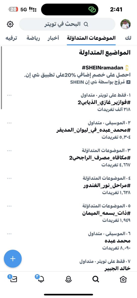 218 ألف تغريدة في الهاشتاق للحلقة الثانية 😍
شكرا لك أخ وأخت على ثقتهم وتفاعلهم بفوازير غازي ..
٠
نلتقي بعد غد في الحلقة الثالثة ومين سعيد أو سعيدة  الحظ اللي بيفوز  بسيارتين 🚗🚗 صني 2023 ..
#فوازير_غازي_الذيابي2