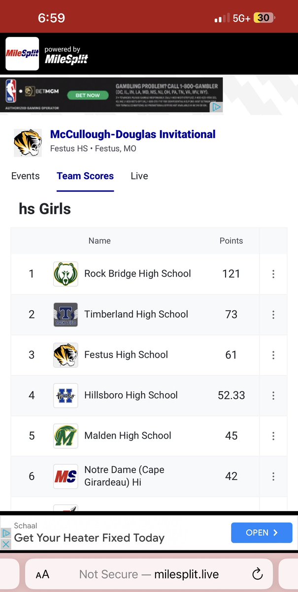 Festus Girls T&F tweet media